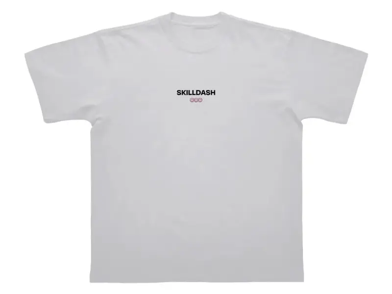 Skilldash "Thrive Lotus" T-Shirt - White