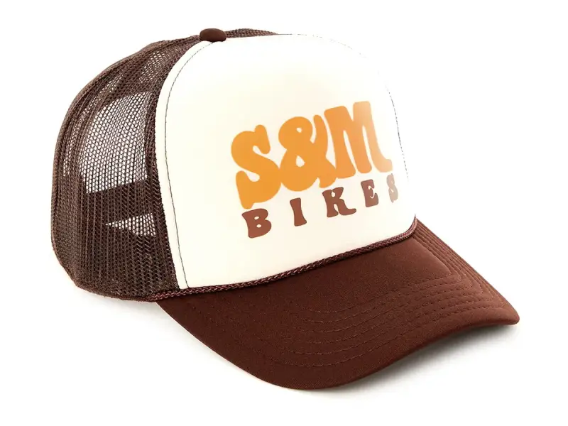 S&M Bikes "Keep on Truckin Trucker" Cap - Brown