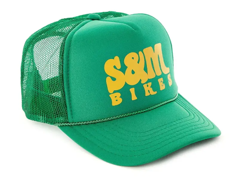 S&M Bikes "Keep on Truckin Trucker" Cap - Green