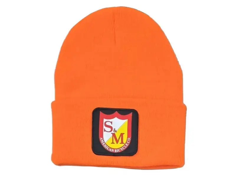 S&M Bikes "Thinsulate Cuffed" Beanie Mütze - Orange