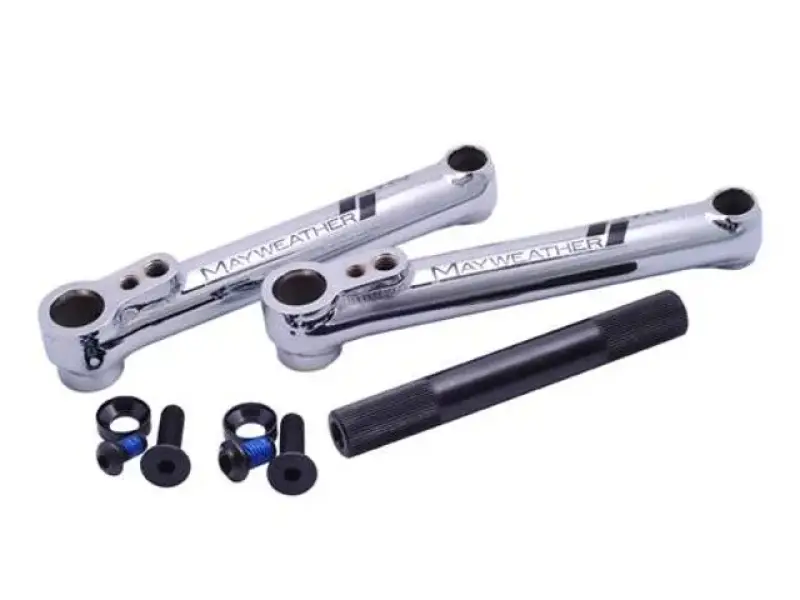 SNAFU "Mayweather" BMX Crank - Chrome