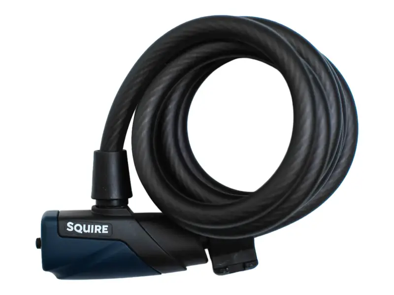 Squire "Flexalok 10 XL" Spiral Cable Lock + Bracket - 180 cm