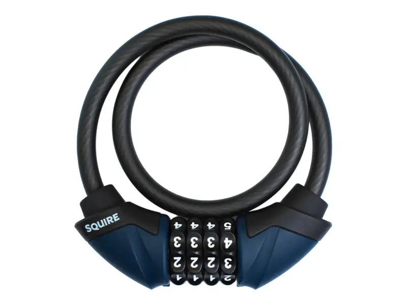 Squire "Flexalok Combi 10" Spiral Cable Lock - 60 cm