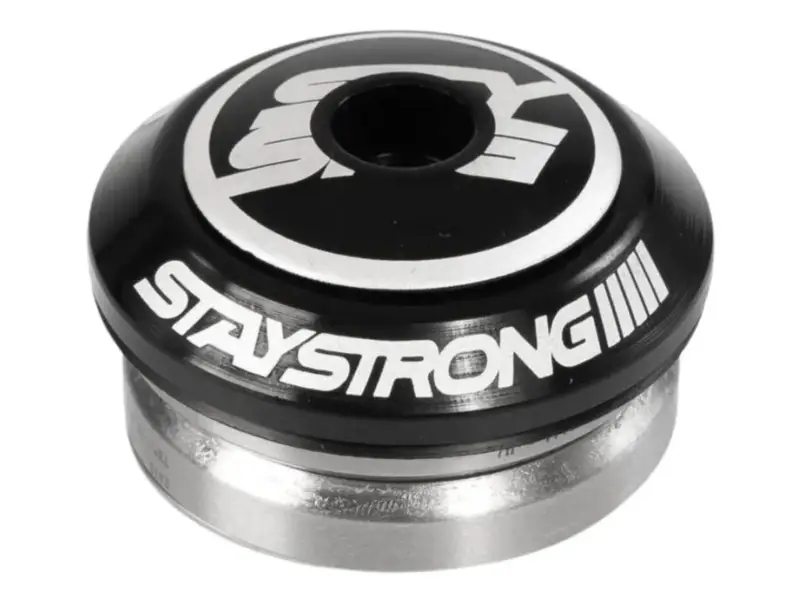 Stay Strong "Integrated 1-1/8 to 1" BMX Race Headset - Black