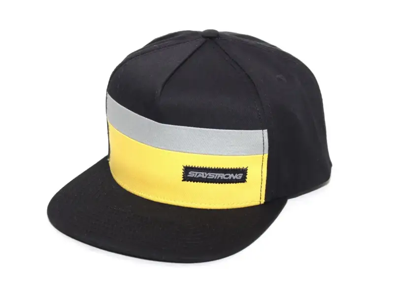 Stay Strong "Block Snapback" Kappe - Black/Yellow
