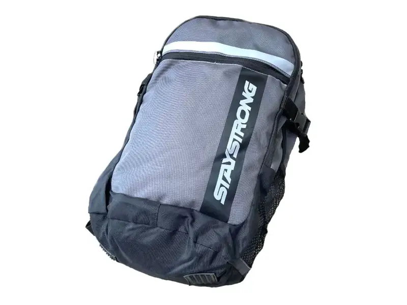 Stay Strong "Chevron" Backpack - Grey/Black