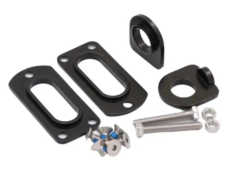 Stay Strong "For Life V4 with Bolts" BMX Race Dropout Adapter - Black