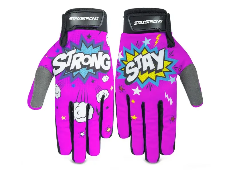 Stay Strong "Pow" Handschuhe - Pink