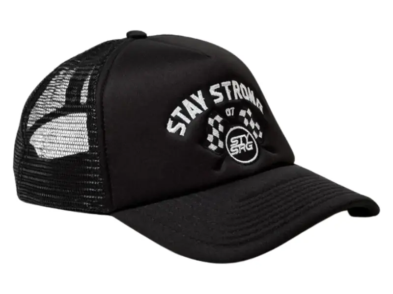 Stay Strong "Speed & Style" Trucker Cap - Black