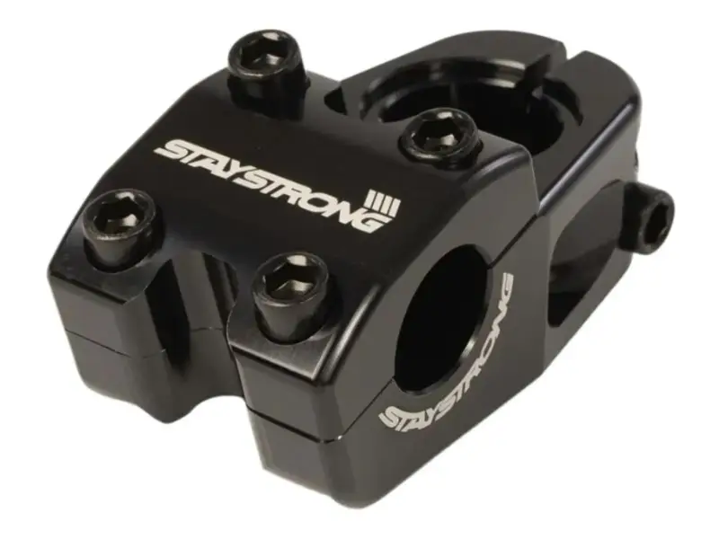Stay Strong "Top Line V2" BMX Race Stem - 1 Inch - Black