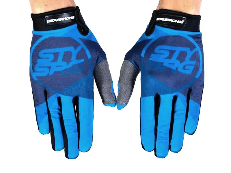 Stay Strong "Tricolour" Gloves - Blue