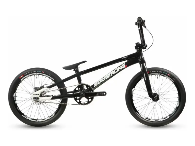 Stay Strong "For Life V5.1 Custom Pro 2XL" BMX Race Rad - Black/White