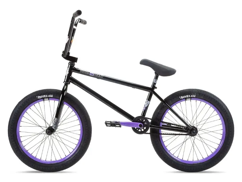 Stolen BMX "Sinner FC XLT LHD" BMX Bike - Freecoaster - Black/Lavender - LHD