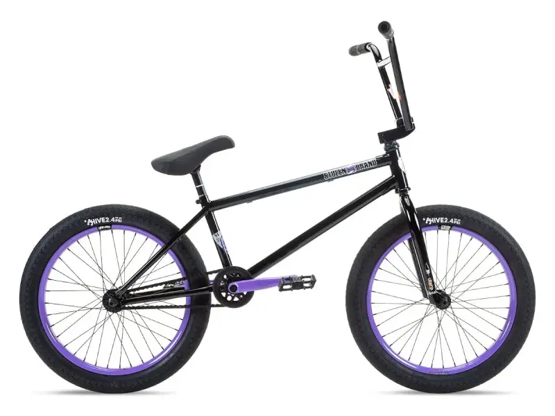 Stolen BMX "Sinner FC XLT RHD" BMX Bike - Freecoaster - Black/Lavender - RHD