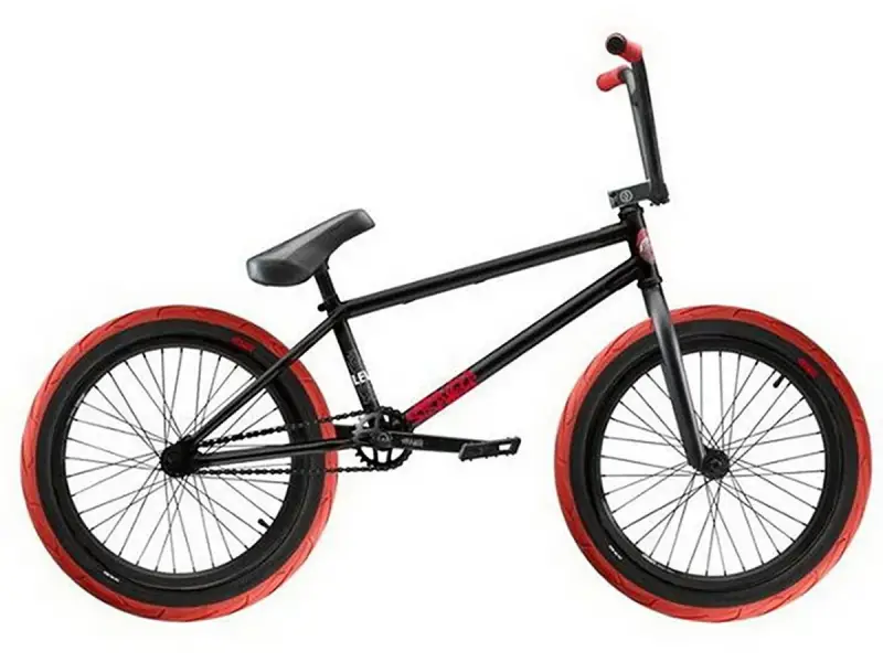 Stranger "Level FC" 2017 BMX Rad - Black/Red - Freecoaster