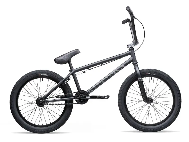 Stranger "Level FC" 2022 BMX Rad - Matt Black - Freecoaster