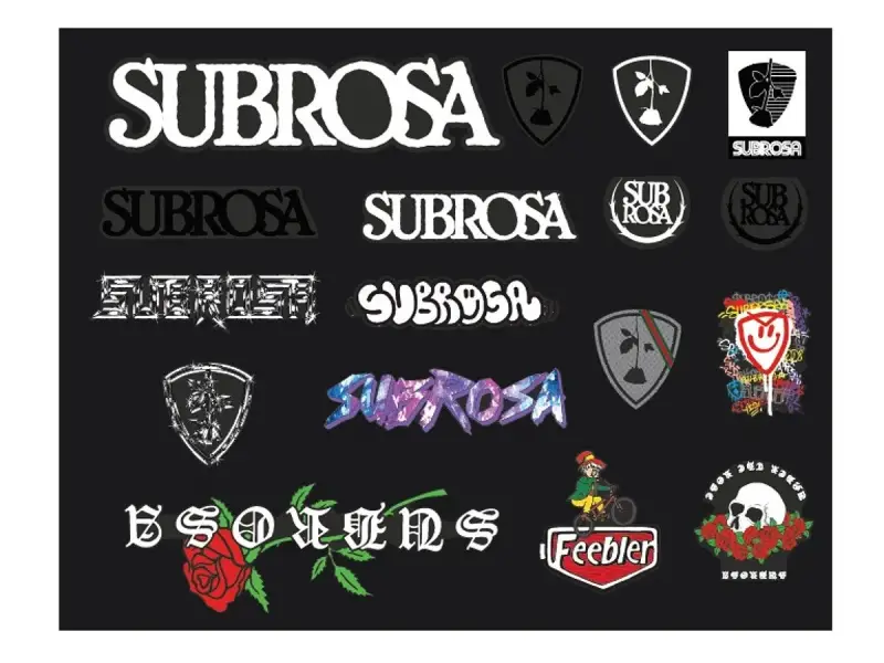 Subrosa Bikes 2019 Stickerset