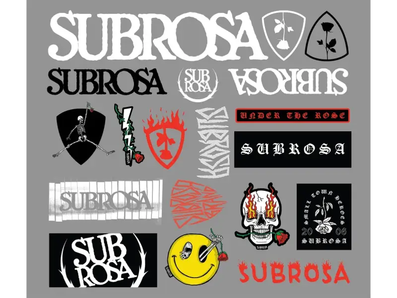 Subrosa Bikes 2020 Stickerset