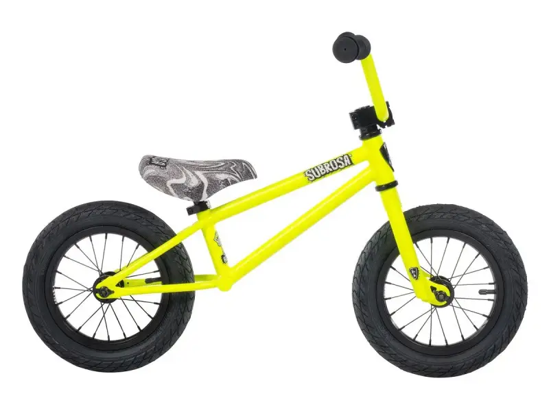Subrosa Bikes "Altus Balance" 2018 BMX Balance Bike - 12 Inch - Satin Highlighter Yellow