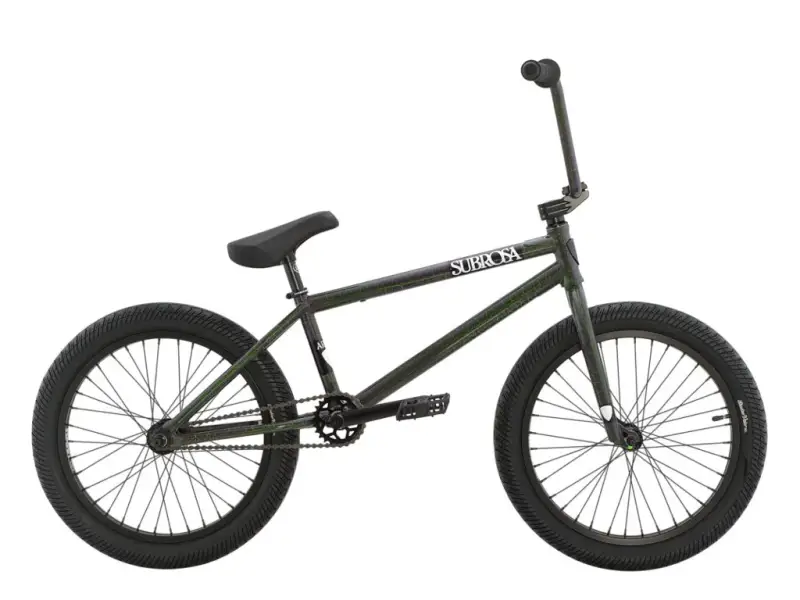 Subrosa Bikes "Arum" 2016 BMX Bike - Purple / Neon Green Crackle