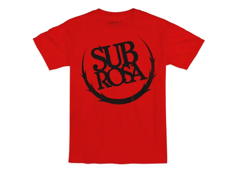 Subrosa Bikes "Big Crest" T-Shirt - Red
