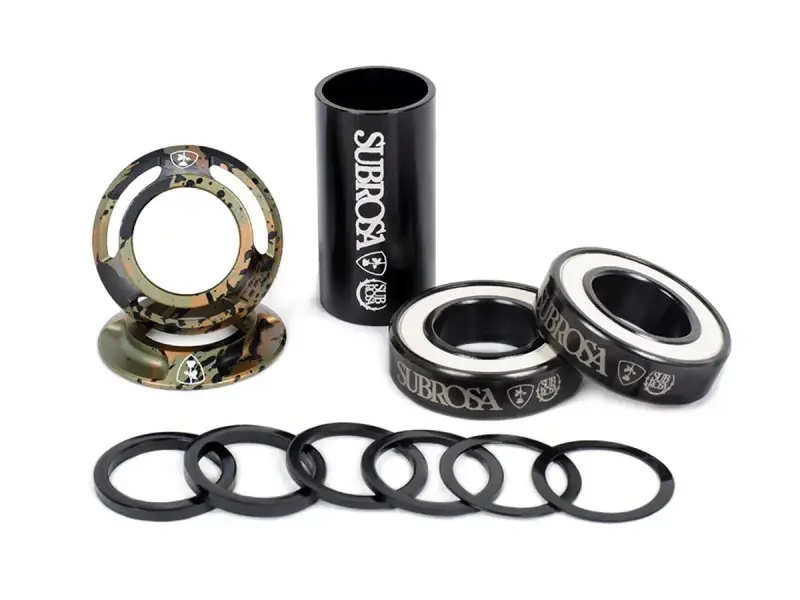 Subrosa Bikes "Bitchin Mid BB" Bottom Bracket - Matte Camo Splatter