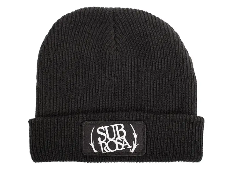 Subrosa Bikes "Bold Patch" Beanie Mütze - Black/White