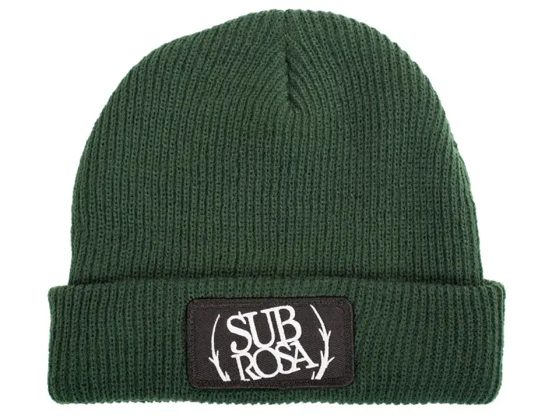 Subrosa Bikes "Bold Patch" Beanie Mütze - Hunter Green
