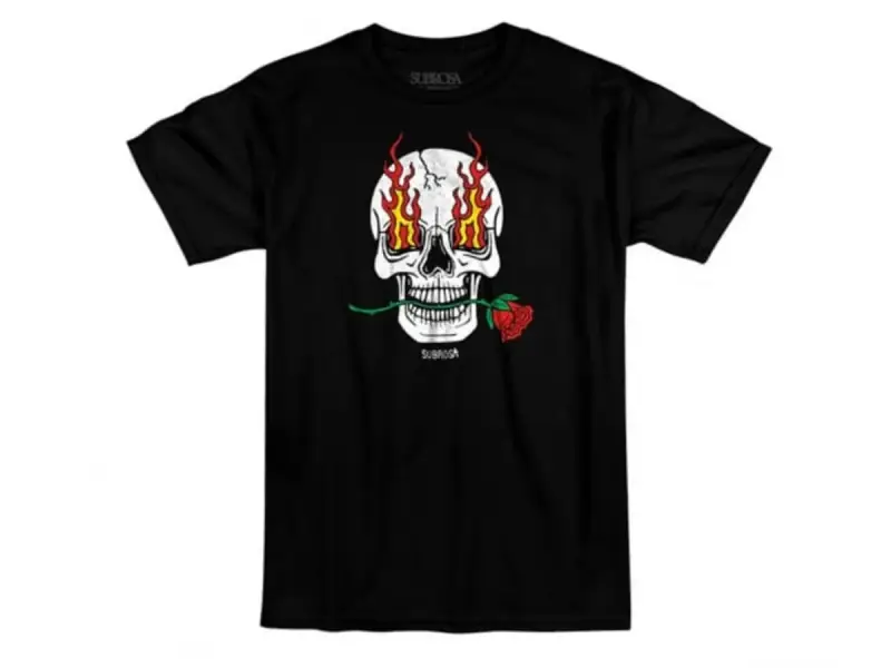 Subrosa Bikes "Burnin" T-Shirt - Black