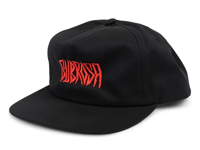 Subrosa Bikes "Carved Snapback" Cap - Black/Red