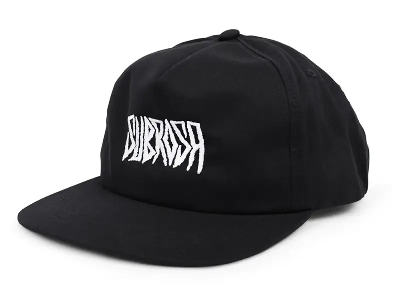 Subrosa Bikes "Carved Snapback" Cap - Black/White