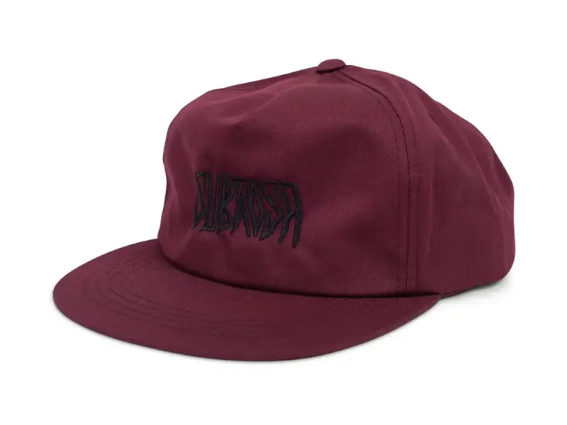 Subrosa Bikes "Carved Snapback" Cap - Maroon