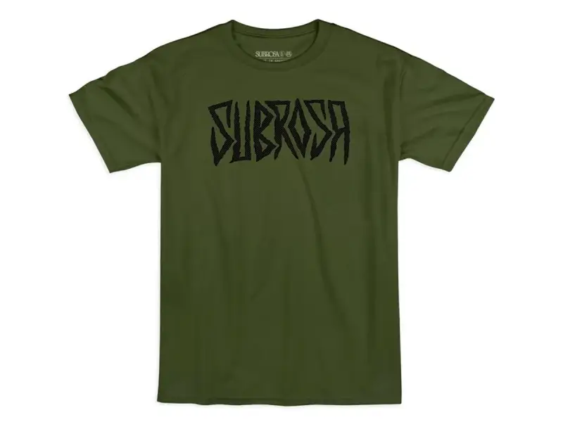 Subrosa Bikes "Carved" T-Shirt - Military Green