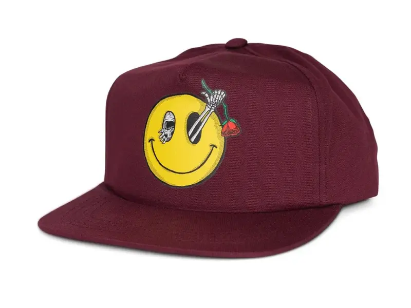 Subrosa Bikes "Evil Grin Snapback" Kappe - Maroon