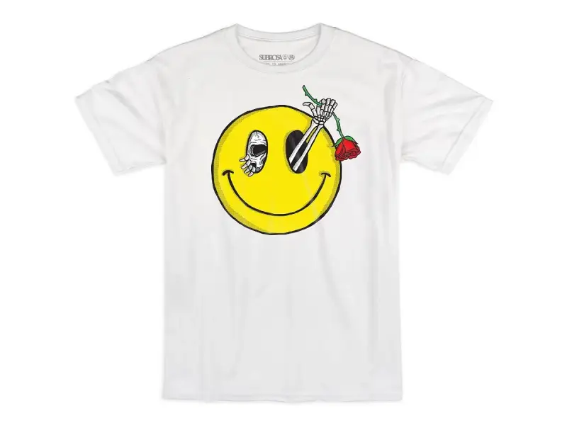Subrosa Bikes "Evil Grin" T-Shirt - White