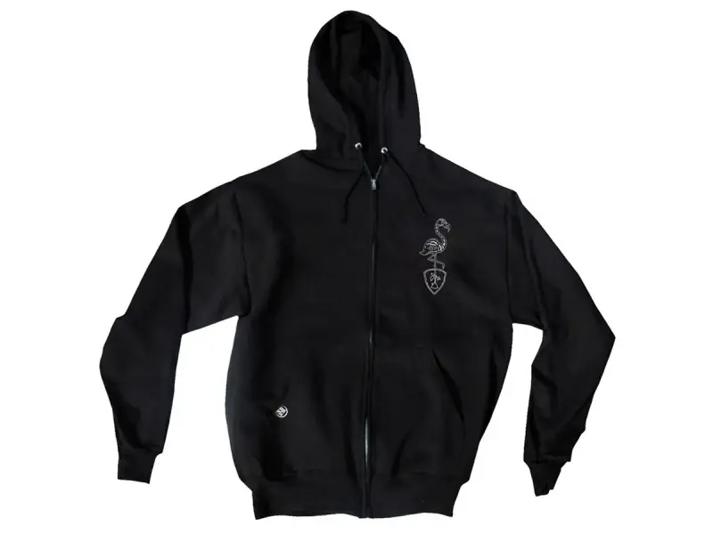 Subrosa Bikes "Flamingo" Hooded Zipper - Black