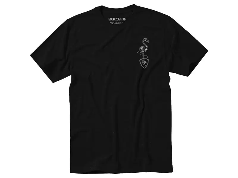 Subrosa Bikes "Flamingo" T-Shirt - Black