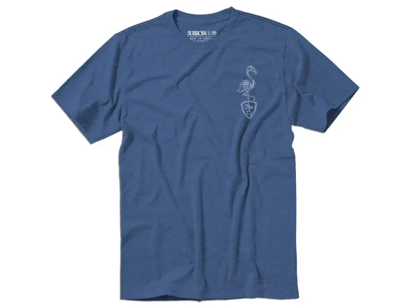 Subrosa Bikes "Flamingo" T-Shirt - Navy Blue