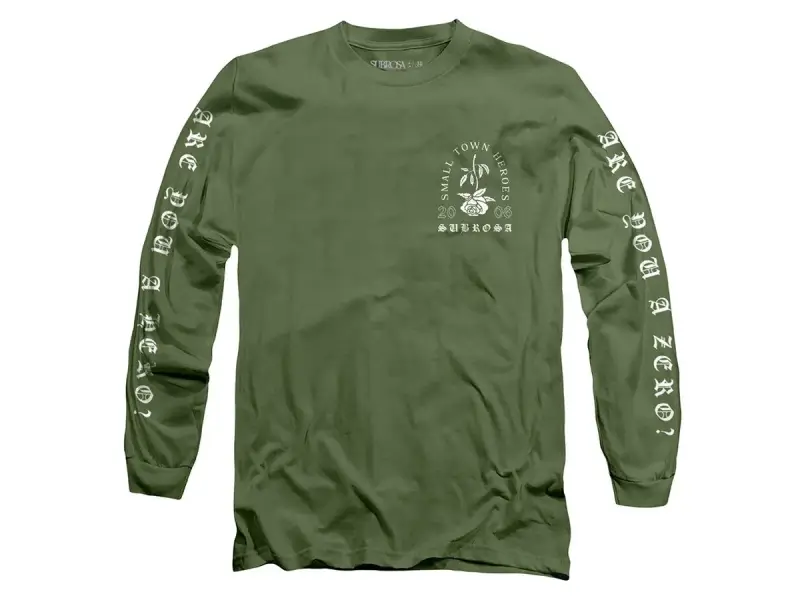 Subrosa Bikes "Heroes" Longsleeve - Military Green
