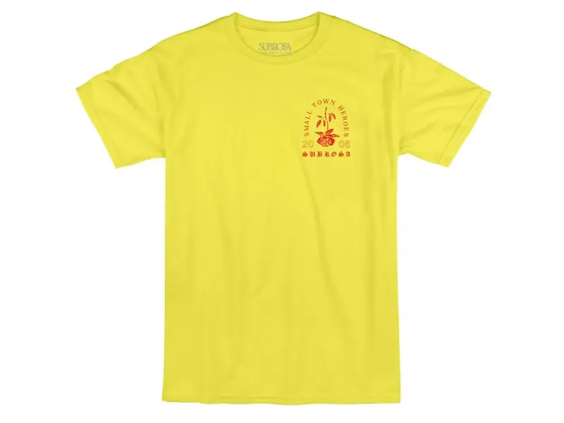 Subrosa Bikes "Heroes" T-Shirt - Yellow