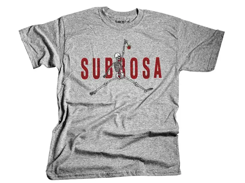 Subrosa Bikes "Roseman" T-Shirt - Heather Grey