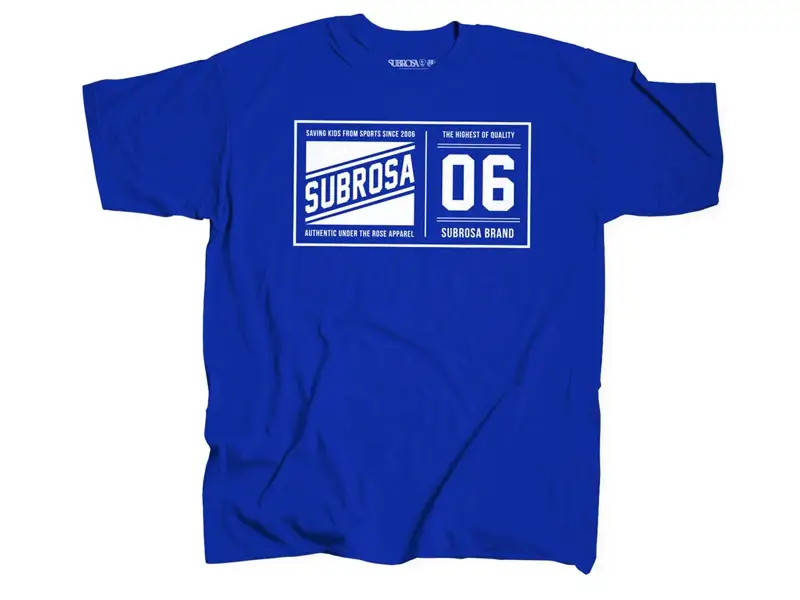 Subrosa Bikes "Saving Kids" T-Shirt - Blue