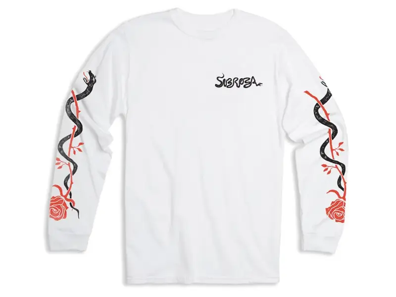 Subrosa Bikes "Slither" Longsleeve - White