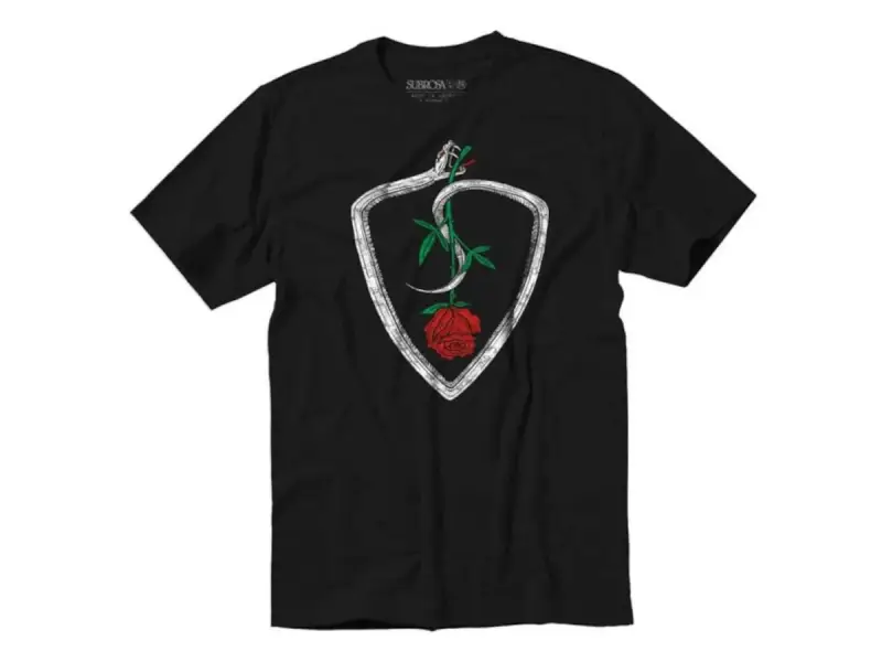 Subrosa Bikes "Snake Shield" T-Shirt - Black