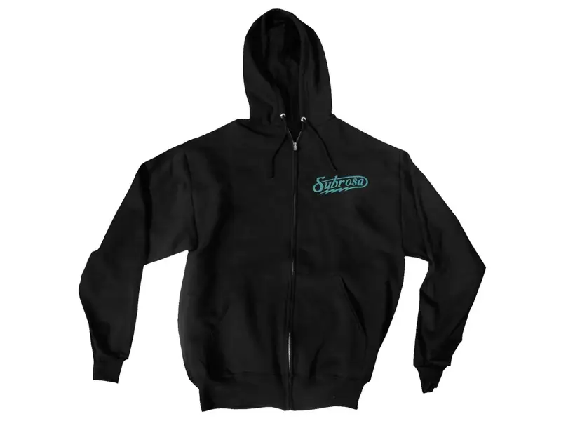 Subrosa Bikes "Strike" Hooded Zipper - Black