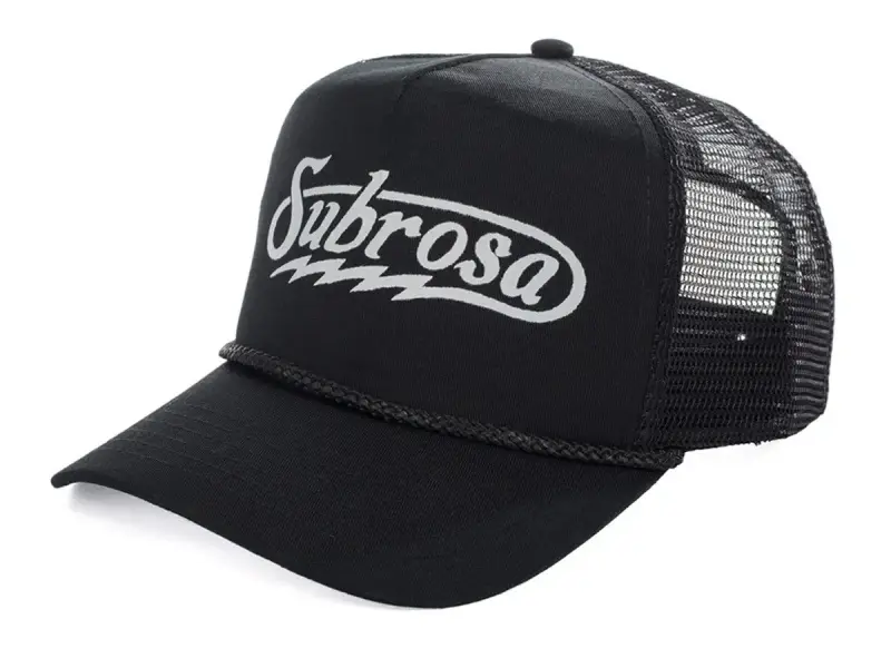 Subrosa Bikes "Strike Trucker" Cap - Black