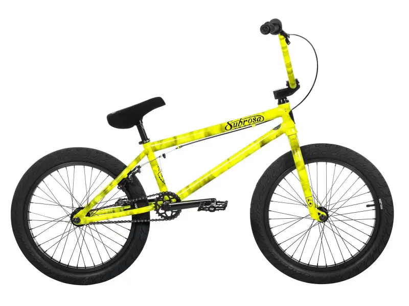 Subrosa Bikes "Tiro" 2017 BMX Bike - Smoke Highlighter Yellow