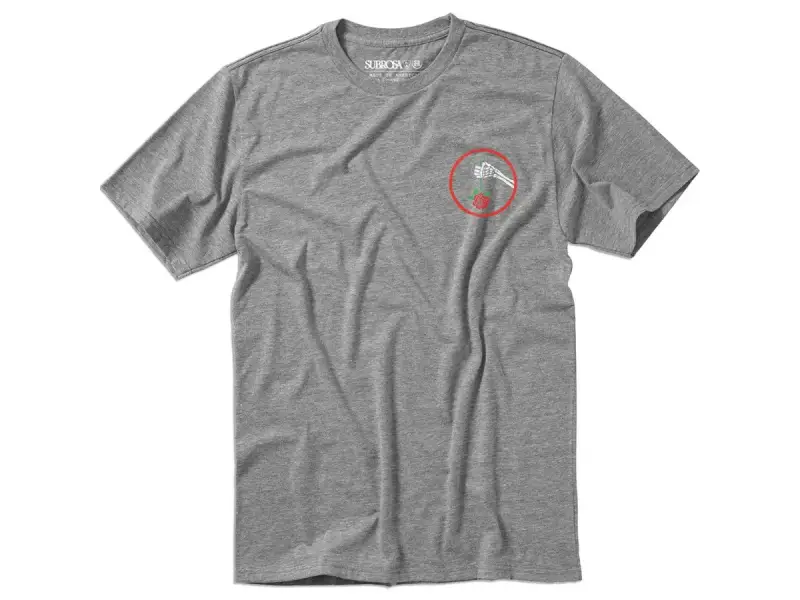 Subrosa Bikes "Under The Rose" T-Shirt - Heather Grey