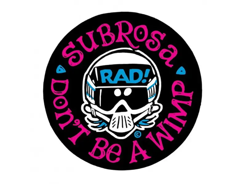 Subrosa Bikes x Radical Rick "No Wimps" Sticker