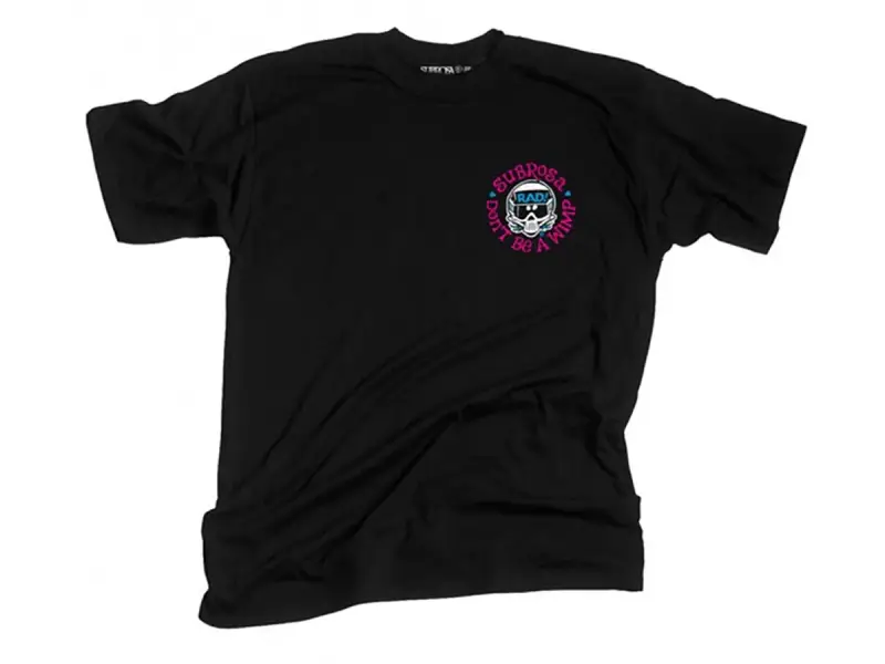 Subrosa Bikes X Radical Rick "No Wimps" T-Shirt - Black